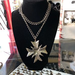 Chunk Silver Unique Necklace
